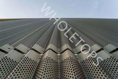 Κίνα 3.0mm 3d Laser Cut Aluminum Panel Exterior Decorative Perforated Metal Cladding Screen Sheet προς πώληση