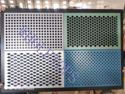 China Waterproof Fireproof 7.0MM Perforated Aluminum Panels Facade 600×600mm for sale