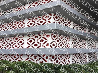 China Punch Net Decorative Perforated Aluminum Panel 8.0mm Thickness for sale