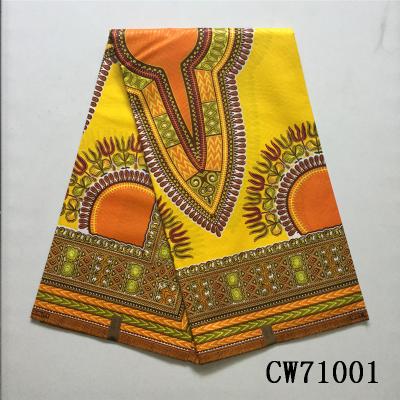 China CW71001 Wholesale Good Quality CW71001 Anti-Static Cotton 100% African Dashiki Java Class Design Wax Fabric/African Print Wax for sale