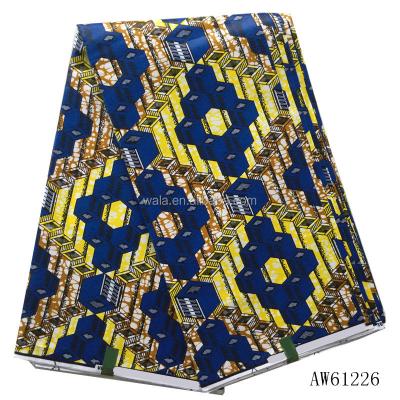 China AW61226- (83) hot selling african wax print fabric 6yards Shrink-resistant 6yards - in high quanlity for dress for sale