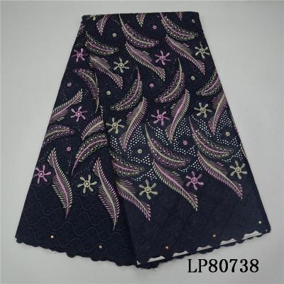 China LP80738 facotry viable price swiss voile lace fabric customer made voile lace african style fabric for sale