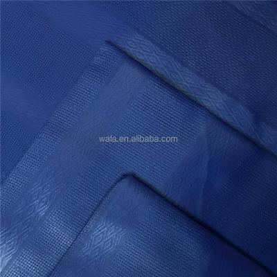 China AFRICAN FASHION African lace fabric high quality atiku cotton jacquard atiku jacquard royal blue royal blue fabric for sale