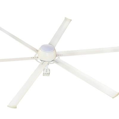 China SXJK Low Noise Energy Saving Large HVLS Industrial Ceiling Fan With Light For Farm for sale