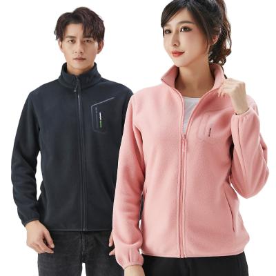 China Custom Outdoor Fleece Breathable Plus Size Mens Jackets Wholesale Micro Jacket Man Fleece Coat for sale