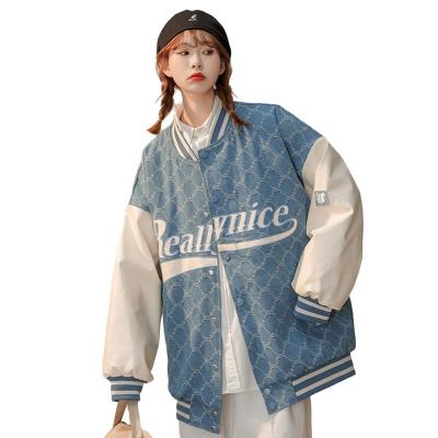 China Custom Embroidered Varsity Jackets Baseball Uniforms For Men And Women Spring New USA Street Loose Couple Outfits for sale