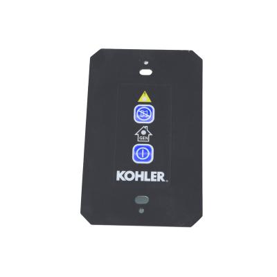 China Custom Home Appliance KOHLER OEM Membrane Switch Keypad With Aluminum Plate For Home Appliance for sale