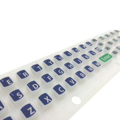 China Telecommunication Equipment Silicone Rubber Alphanumeric Keyboard For Computer Used for sale