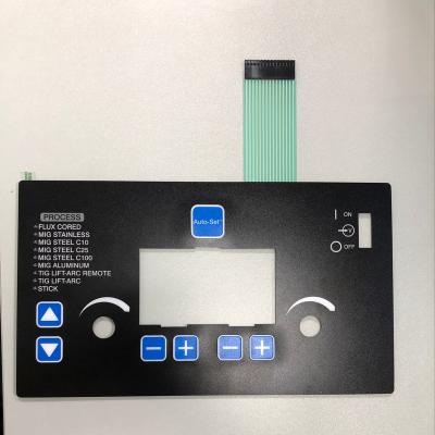 China Custom Telecom Equipment Membrane Switch Panel Contact Switch Silicone Rubber Carbon Coated Dome Electrical Switch for sale