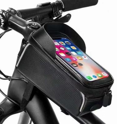 China New Design Water Proof Frame Front 8.0 Phone Case Touch Screen Bicycle Bag Rainproof Cycling Accessories for sale