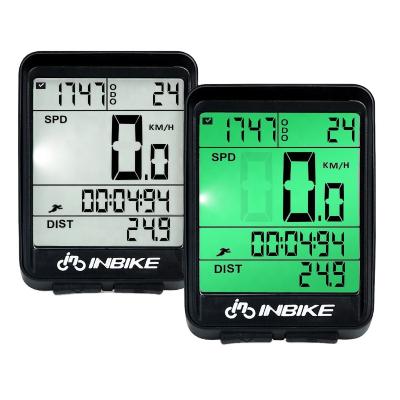 China Amazon Hot Selling Wireless Bicycle Computer Digital Waterproof Bike Speedometer and Odometer Cycle Computer with LCD Display for sale