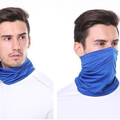 China Wholesale Ice Silk Summer Polish Neck Cuff Headband Recycling Scarf Wrap Bandana Outdoor Windproof Face Mask 034 for sale