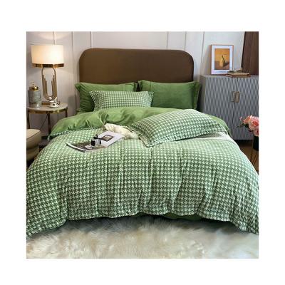 China Thousand Bird Lattice Classic Bedspreads Nondisposable Set Comforters Bedding Bedspread And Bed Covers for sale