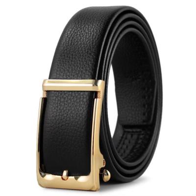 China Fashion.Casual Buckle Leather Belt Top Layer Business Men Automatic Buckle Belt for sale