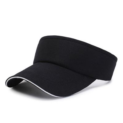 China PVC Barred Color Mens Sports Visor Sun Visor Hat Cap for sale