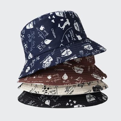 China Digital Printed Picture Summer Sun Hat Beach Hats Beach Fishing Bucket Hats Custom Different Types for sale