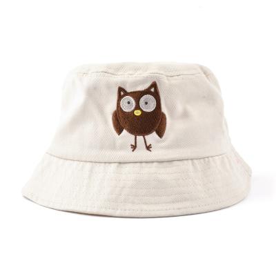 China Custom OEM Striped Chinese Fashion Manufacturer Cotton Twill Hat Embroidered Logo Cool Bucket Hats Bulk animal for sale