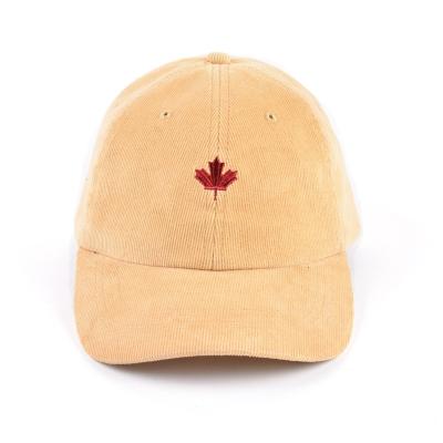 China Fashion COMMON Custom Corduroy Single Unstructured Empty Dad Hat for sale