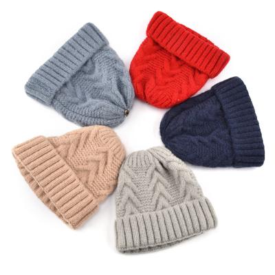 China COMMON wholesale high quality design wool beanies cheap unisex winter warm hats with custom logo for sale