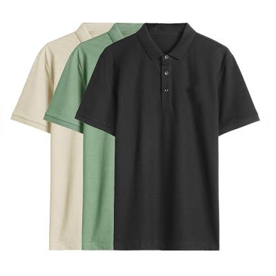 China Anti-Wrinkle Fit Loose Classic Slim Polo Cotton Polo Shirt Simple Empty Single T-shirt for sale