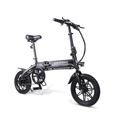 China Long Range 250w 36v Folding Electric City Bicycle Folding Electric Bike European Aluminum Alloy Cheap Europe Warehouse Full Suspension for sale