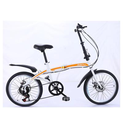 China Tour Moujntain Bike One-Wheel 20 Inch Double Speed ​​Alloy Disc Brake Folding Variable Bicycle Adult Outdoor Riding Mountain Bike for sale