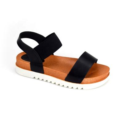 China Fashion Trend Customized Women's Sandal Flat Elastic Band Strap Summer Slippers For Women Slippers Female Slipper Shoes Sandals Factory Supplier for sale