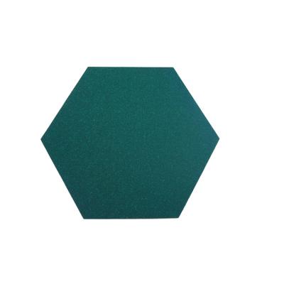 China DRAWING BOARD Manufacturers Direct Selling Hexagon Shaped Colored Natural OEM Customized Cork Board For Wall Bulletin for sale