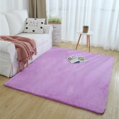 China Faux Fur Washable Warm High Quality Anti-slip Blankets Large Living Room Bedroom Floor Rug for sale