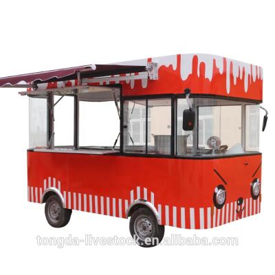 China 1.2 mm cold steel sheet metal electric dining car for selling fast food /BBQ/Egg wheels for sale for sale