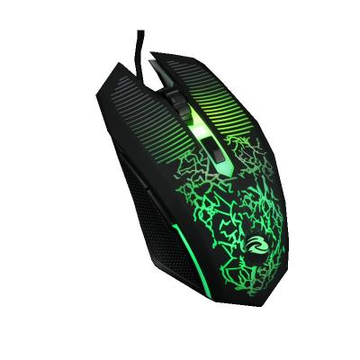 China Wholesale Gaming Led Blast Colorful Glowing USB Wired 6d Optical Gaming Mouse For Computer Game for sale