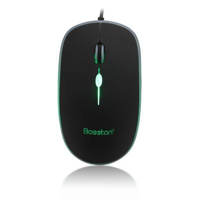 China 4D Gaming Wired Luminous Mouse Comfortable Touch Universal For Office And Gaming for sale