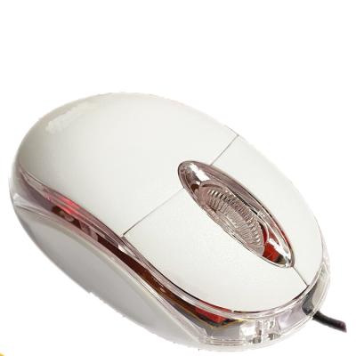 China High Sensitivity 3D Logo Wired Plastic Material Computer Mouse for sale