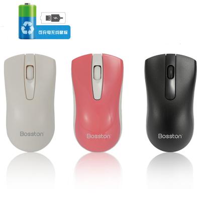 China Hot Selling Comfortable Wireless Rechargeable Mouse For Laptop Computer Ergonomic Optical With Nano Receiver for sale