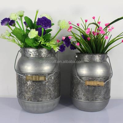 China Europe Window Sill Tin Jugs Pot Children's Room Decorative Storage Pot Garden Planting Pot for sale