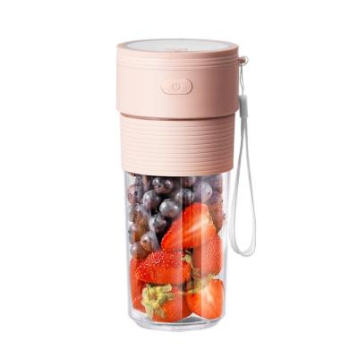 China Mini 300ml Car Zc-11 2022 Travel Fruit Prep Cup Portable Hand Held Plastic Juicer Portable Blender for sale