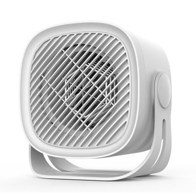 China Portable Household Fan Heater ZC-12 Mini Retractable Ptc Ceramic Heating Portable Desktop for sale