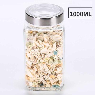 China Japanese Style Ben Fruit Tea Jar Sustainable Transparent Household Sealed Storage Candy Coffee Scented Tea for sale