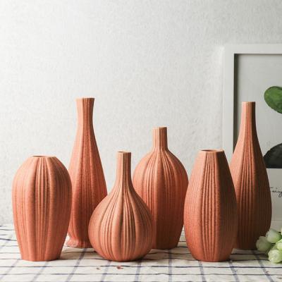 China Hot Product Ceramic Art Decor Vase Nordic Style Dector Ceramic Flower Vase for Home Party Decoration Art Decor for sale