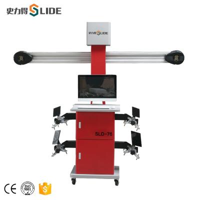 China Professional Wheel Balance SLD-76 3d Wheel Alignment Machine Price 3D Wheel Aliger for sale