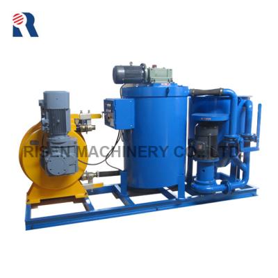 China Mixing and low pressure grouting high quality electric cement slurry pipe pump grouting station at competitive price - mixer grouting group /plant for sale