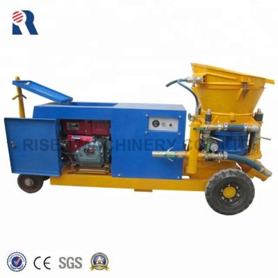 China Diesel Shotcrete Machine /Concrete Spray Machine For Dry Or Wet Mix Gunning 15mm for sale