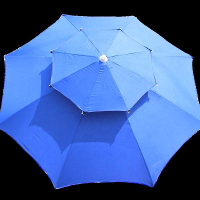 China 9ft Large Modern Outdoor Patio Umbrella Double Layer Canopy Garden Umbrella Wholesale Market Outdoor Umbrella for sale