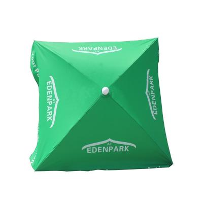 China Customized High Quality Modern Logo Parasol Market Advertising Large Square Beach Umbrella Outdoor Printing Umbrella for sale