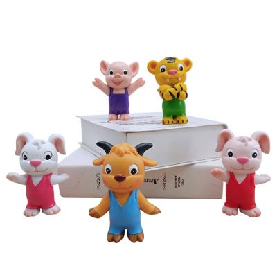 China Europe OEM ZC Resin Opens Ornament Cute Animal Gift For Kids Baby Room Decor Toy Home Asssories for sale