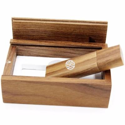 China Advertising-Wholesale Promotional Gifts Personalized Wooden USB Box and USB Drive 8gb 16gb 32gb 64gb Wedding Wooden USB Flash Box for Photographers Custom Presentation for sale