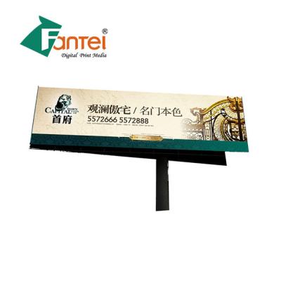 China Kundenspezifische Fahnen im Freien Digital, die Flex Banner 320gsm 9.5oz 300D*500D drucken zu verkaufen