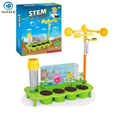 China Eductional Toys Shantou Toy Kits Factory Climate Change Global Warming Stem Steam Science Weather Station for sale