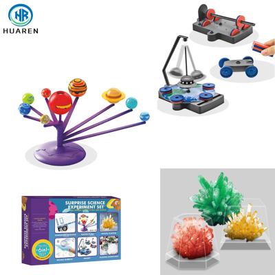 China Toy Factory Direct Fingerprint Detective DIY Magnet Intellectual Stalk Educational Kit 6 in 1 2022 Steam Toys Chemistry Lab Kit Set for sale