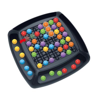 China Classic Board Game Classic Desktop Competition Amusement Rainbow Pearl Ball Elimination Board Game Toy for Kids for sale